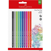 Caneta-Fine-Pen-Pop-0.4-Cartela-com-10-und-Faber-Castell